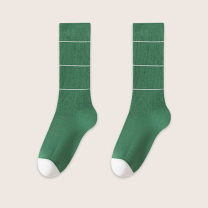 Weiche, natürlich gefärbte Schlafsocken (3 Paar) - Grün - EU39-45 (US6-11) - image 11