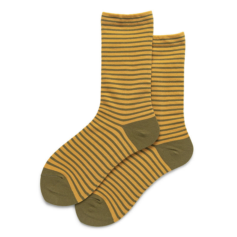 Schlafsocken mit Farbblockstreifen (5 Paar) - Gelb - EU36-40 (US3-7) - image 9