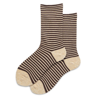 Schlafsocken mit Farbblockstreifen (5 Paar) - Kaffee - EU36-40 (US3-7) - image 8
