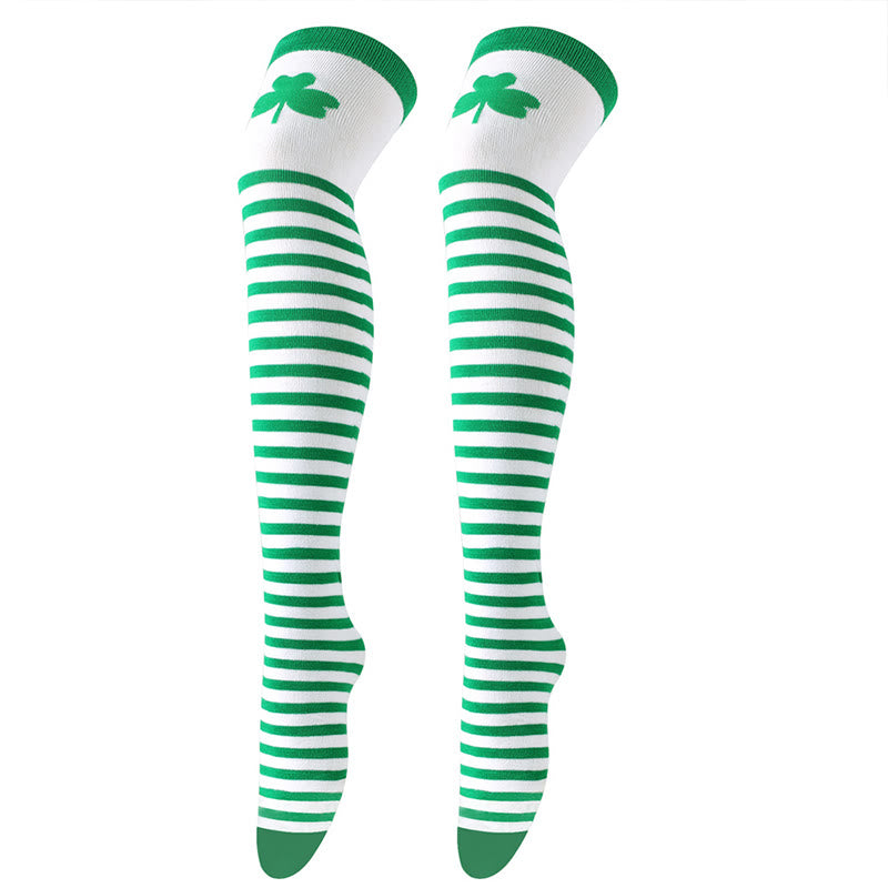 Lucky Clover Oberschenkelhohe Socken (3 Paar) - image 17