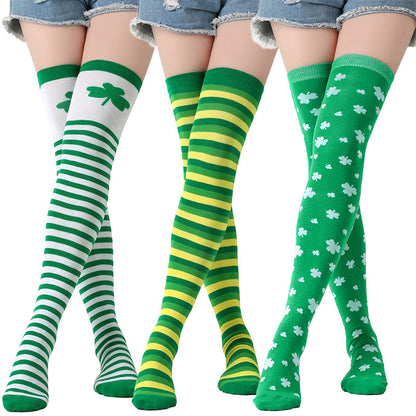 Lucky Clover Oberschenkelhohe Socken (3 Paar) - image 1