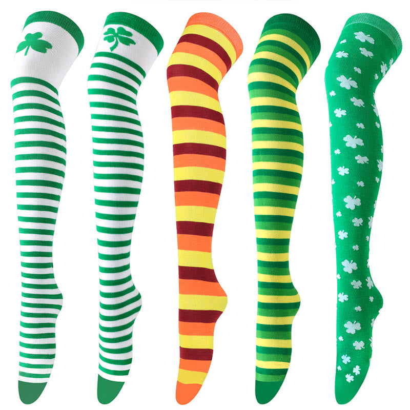 Lucky Clover Oberschenkelhohe Socken (3 Paar) - image 2