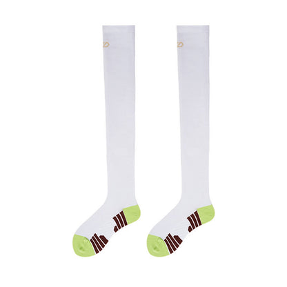 Sportliche Oberschenkelstrümpfe mit Stützfunktion (2 Paar) - Weiß - EU36-40 (US3-7) - image 7