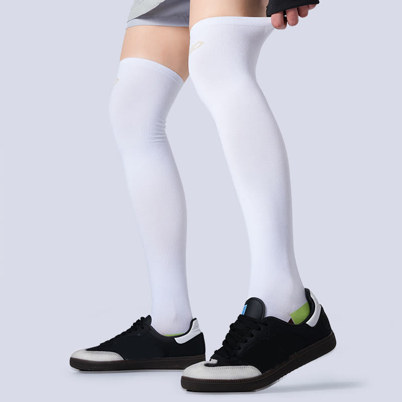Sportliche Oberschenkelstrümpfe mit Stützfunktion (2 Paar) - image 1