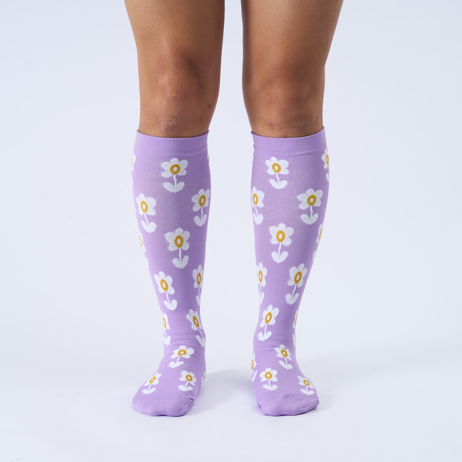 Plus Size Floral Trio Kompressionsstrümpfe - image 1