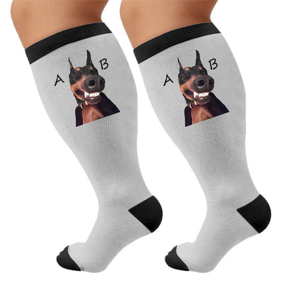 Kompressionsstrümpfe für Katzen und Hunde in Übergrößen - Fun Dog (1 Paar) - 4XL - image 5