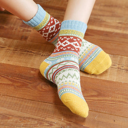 Retro-Palette-Viertel-Socken (5 Paar) - image 3