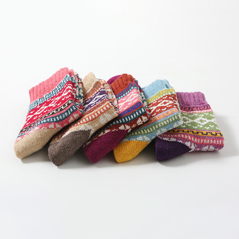 Retro-Palette-Viertel-Socken (5 Paar) - Mehrfarbig - EU36-41 (US3-7,5) - image 7