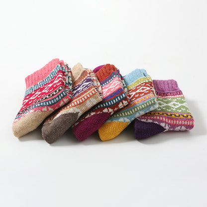 Retro-Palette-Viertel-Socken (5 Paar) - Mehrfarbig - EU36-41 (US3-7,5) - image 7