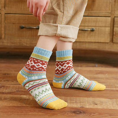 Retro-Palette-Viertel-Socken (5 Paar) - image 5