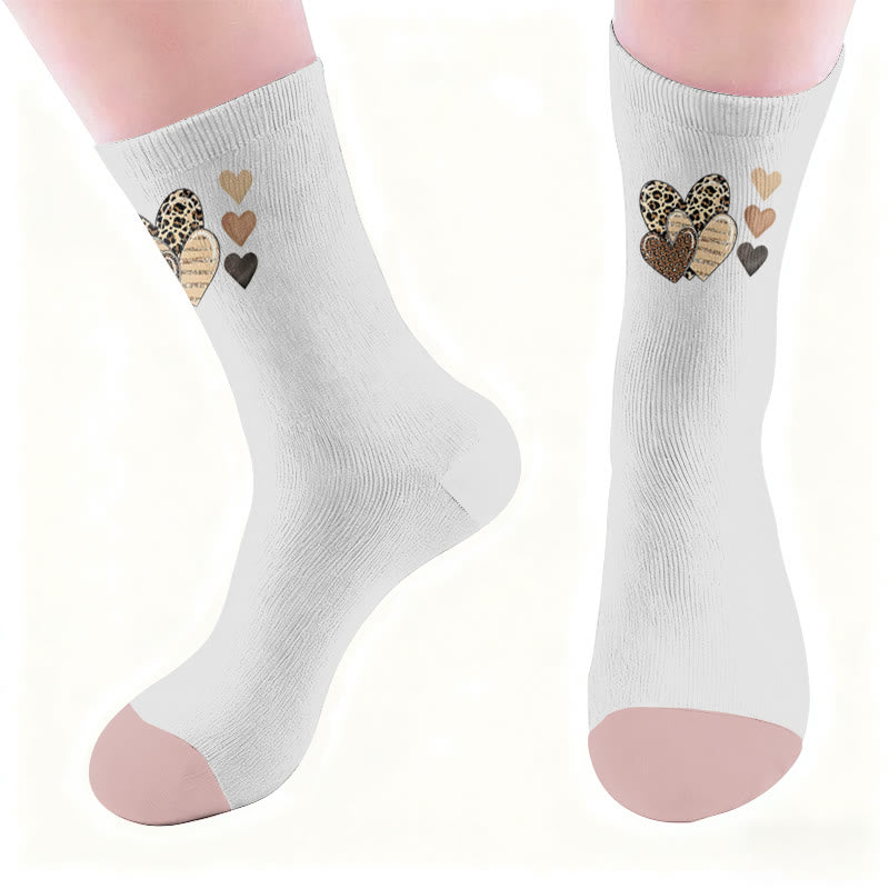 Leoparden-Schmetterlings-Herz-Socken - image 6