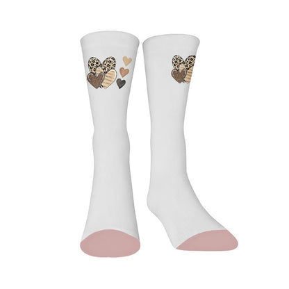 Leoparden-Schmetterlings-Herz-Socken - Herz (1 Paar) - EU37-44 (US4-10) - image 9