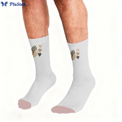 Leoparden-Schmetterlings-Herz-Socken - image 3