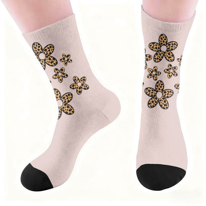 Socken mit Schmetterlingsherz und Leopardenmuster - image 6