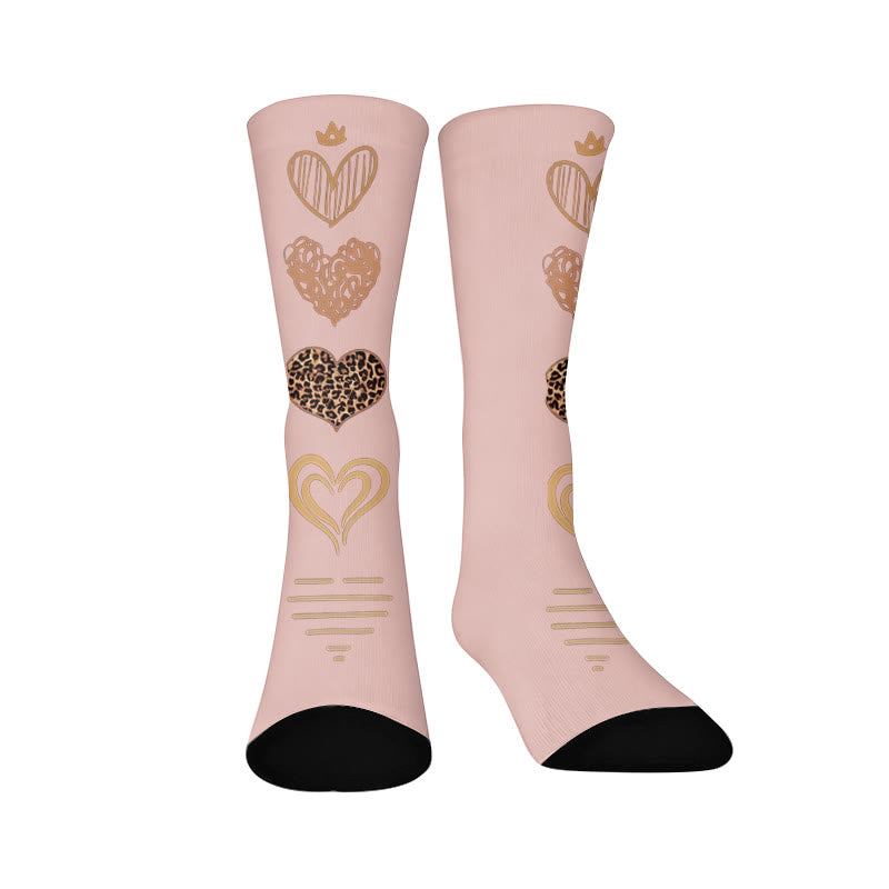 Schmetterlingsherz-Kaffeesocken - Herz (1 Paar) - EU37-44 (US4-10) - image 8