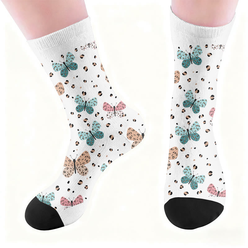 Schmetterlingsherz-Kaffeesocken - image 4