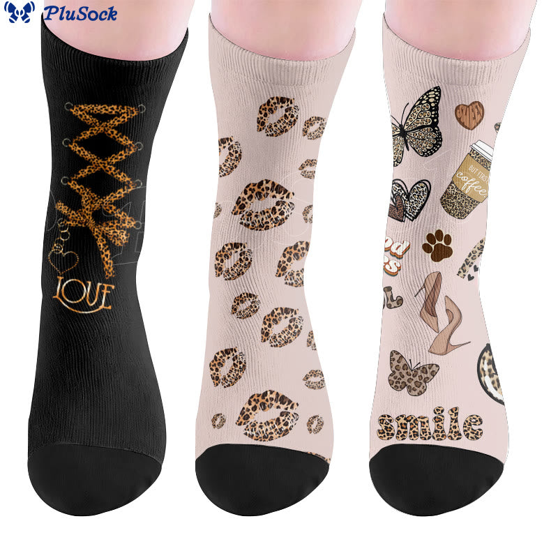 Socken mit Leopardenmuster - image 0