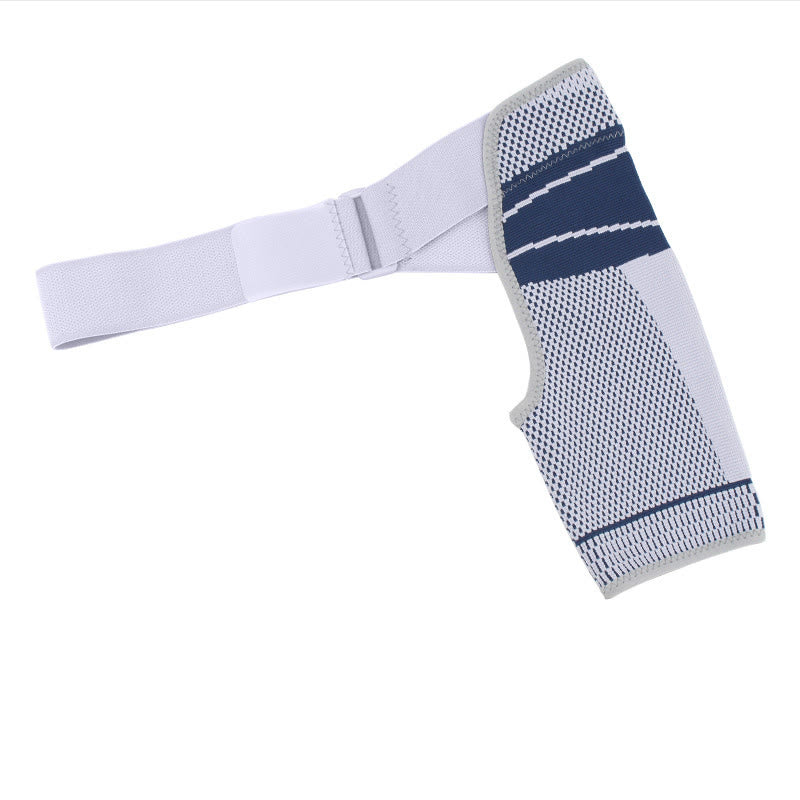 Verstellbare Schulterbandage mit Kompressionsfunktion - Blau - L/XL - image 12
