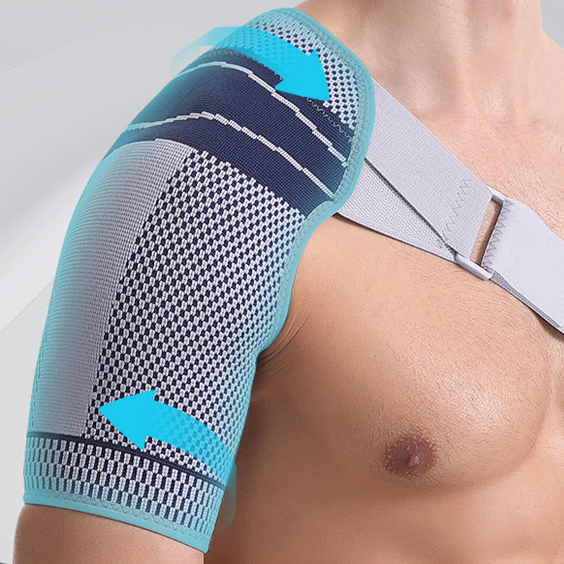 Verstellbare Schulterbandage mit Kompressionsfunktion - image 6