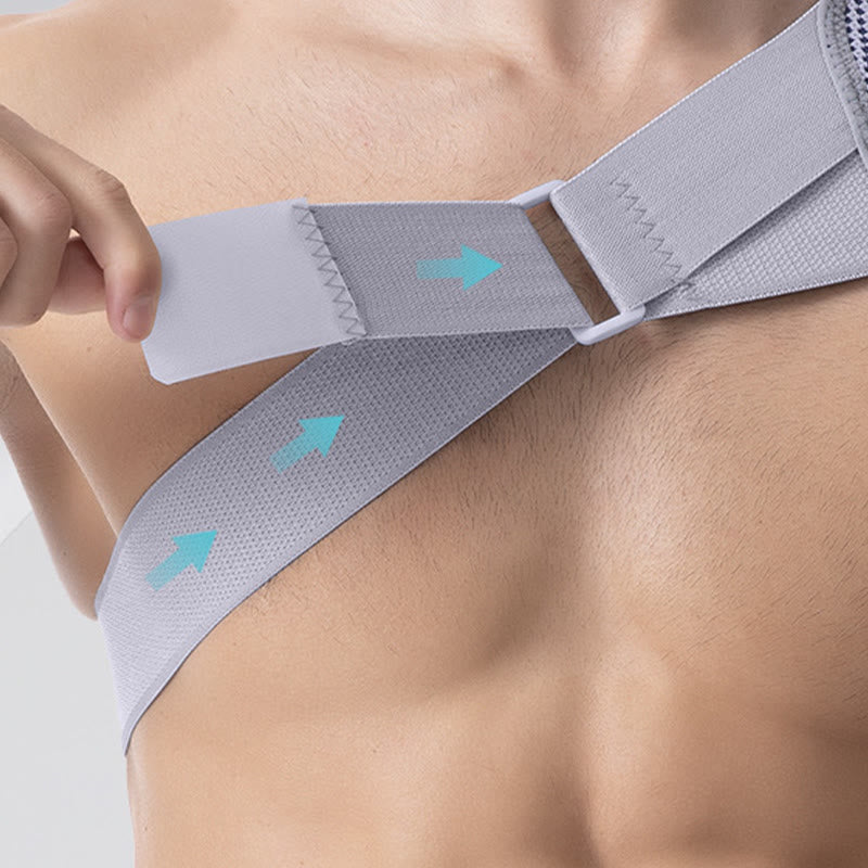 Verstellbare Schulterbandage mit Kompressionsfunktion - image 9