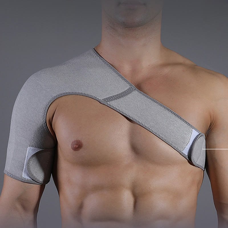 Verstellbare Schulterbandage zur Schmerzlinderung - Grau - Einheitsgröße - image 0