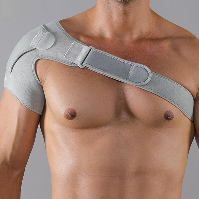 Strapazierfähige Schulterbandage mit Schnalle - Grau - Einheitsgröße - image 0