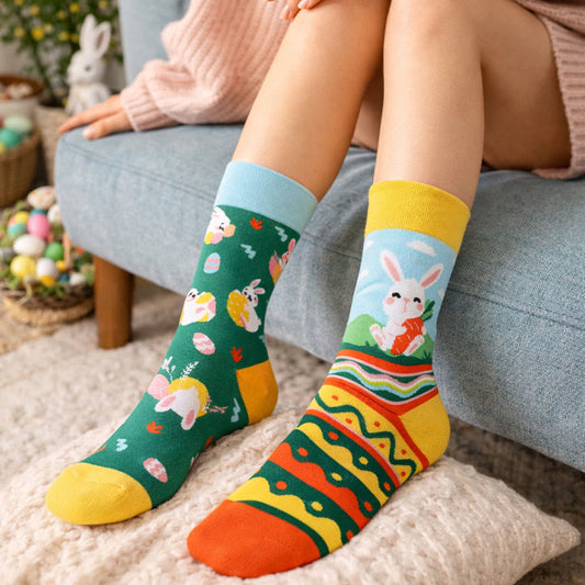 Ostereier-Viertel-Socken (3 Paar) - image 0