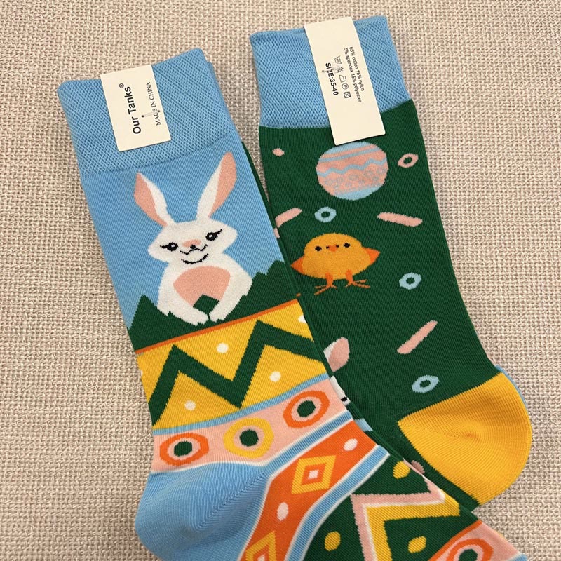 Osterhasen-Viertel-Socken (2 Paar) - image 2
