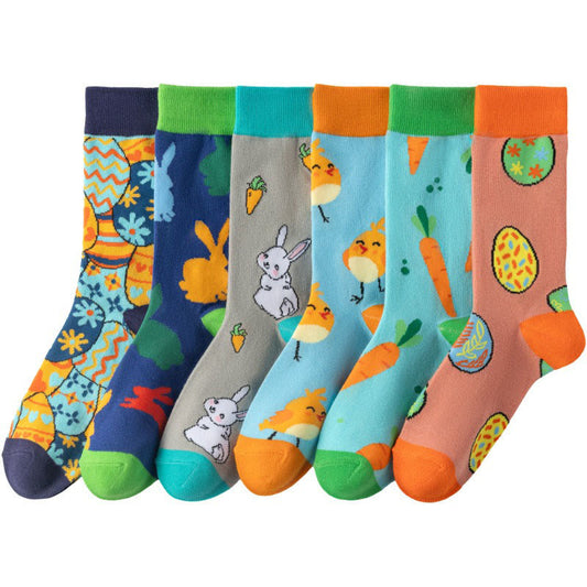 Osterkarotten-Socken (6 Paar) - image 0