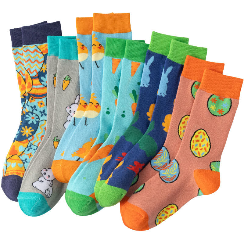 Osterkarotten-Socken (6 Paar) - Mehrfarbig - EU38-43 (US5-9) - image 8