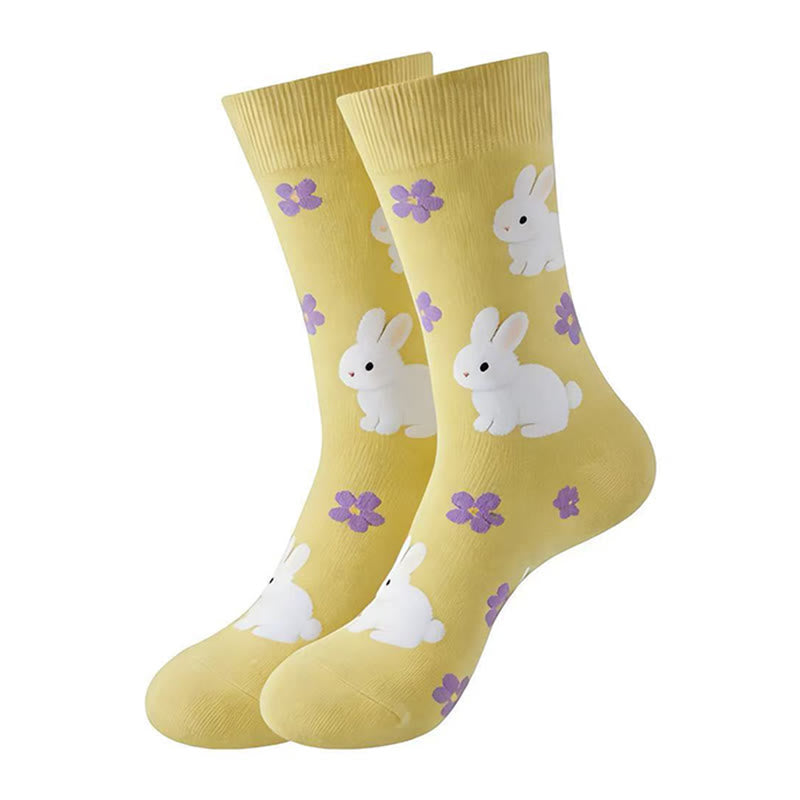 Lustige Cartoon-Viertelsocken (5 Paar) - image 2