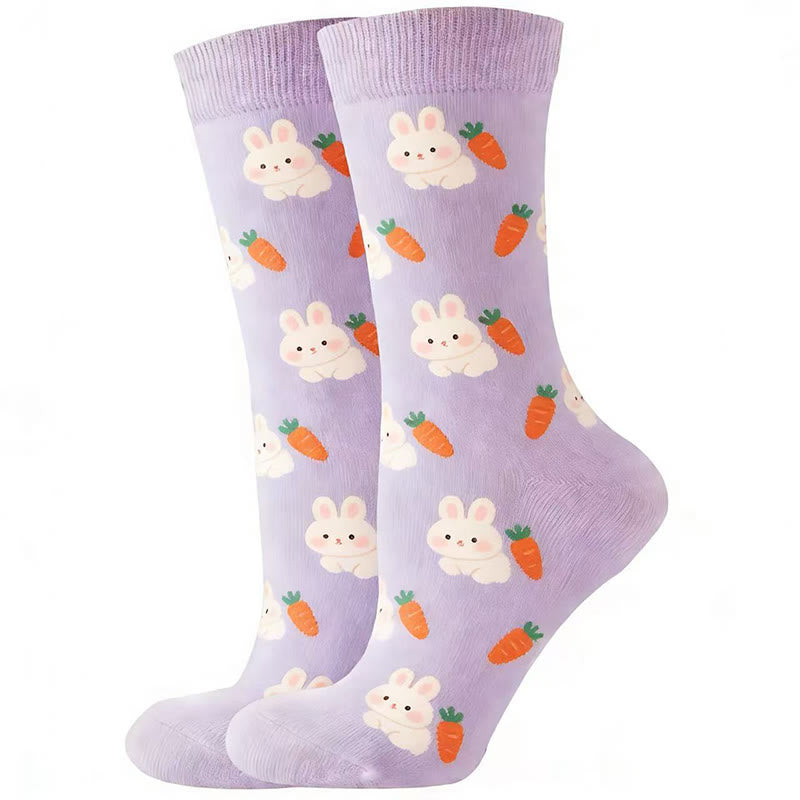 Lustige Cartoon-Viertelsocken (5 Paar) - image 3