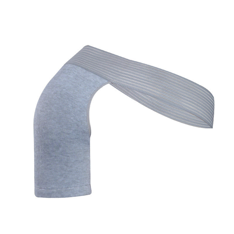 Schulterbandage mit stabiler Unterstützung und Kompression - Grau - Einheitsgröße - image 7