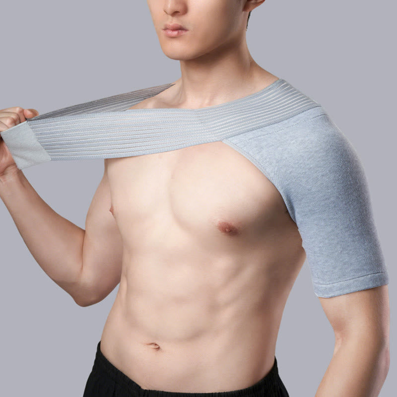 Schulterbandage mit stabiler Unterstützung und Kompression - image 1