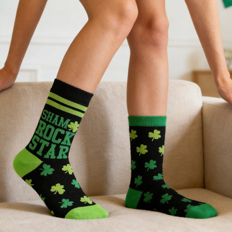 Gestreifte Kleeblatt-Viertelsocken (3 Paar) - image 2
