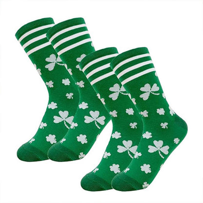 Gestreifte Kleeblatt-Viertelsocken (3 Paar) - image 9