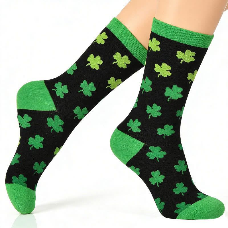 Gestreifte Kleeblatt-Viertelsocken (3 Paar) - image 5