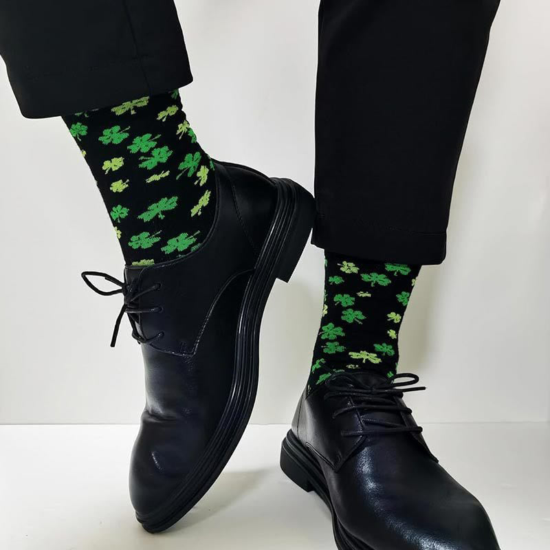 Socken mit vierblättrigem Kleeblattmuster (4 Paar) - image 4