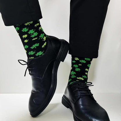 Socken mit vierblättrigem Kleeblattmuster (4 Paar) - image 4