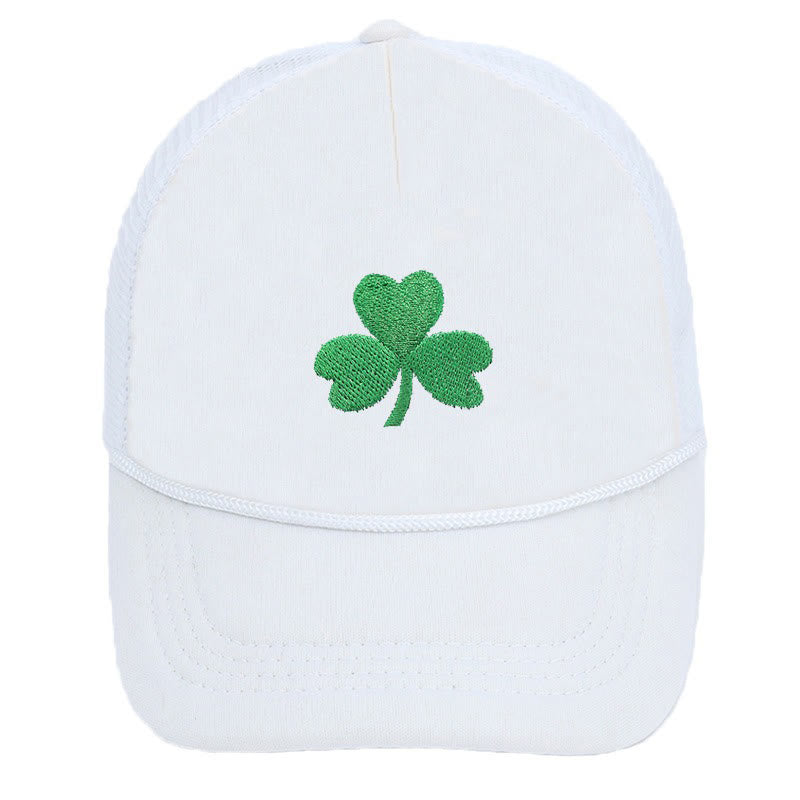 Plus Size Luck Festive Spirit Baseballkappe - Weiß - Einheitsgröße - image 0