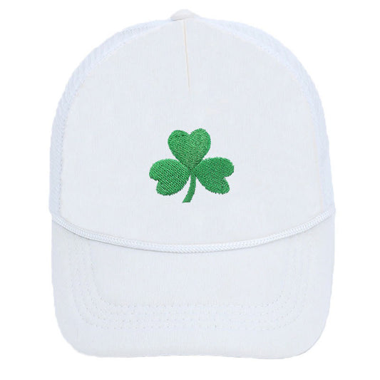 Plus Size Luck Festive Spirit Baseballkappe - Weiß - Einheitsgröße - image 0