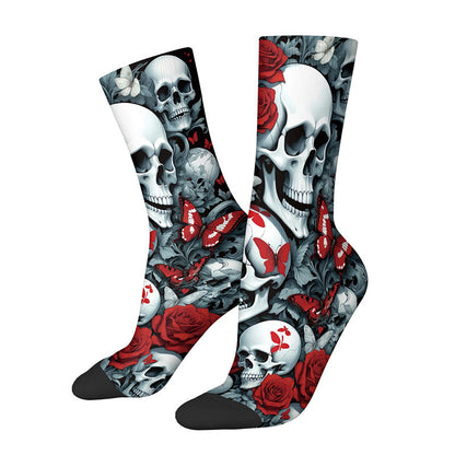 3D-Totenkopf-Viertelsocken (3 Paar) - C - EU36-42 (US3-8,5) - image 6