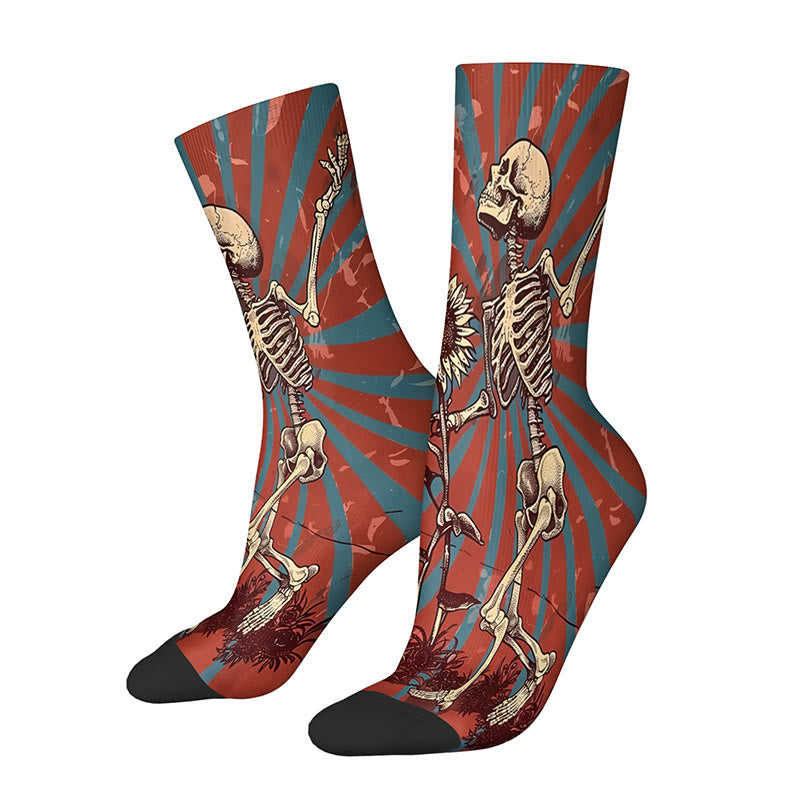 3D-Totenkopf-Viertelsocken (3 Paar) - D - EU36-42 (US3-8,5) - image 7