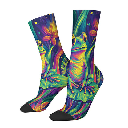 3D-Pferdefrosch-Viertelsocken (4 Paar) - image 3