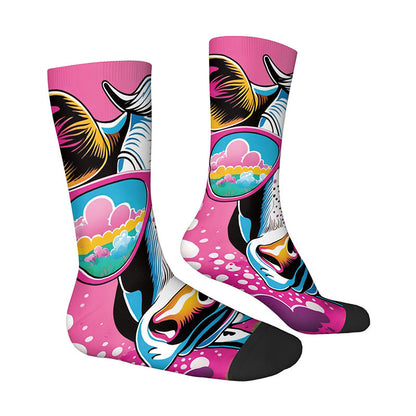 3D-Pferdefrosch-Viertelsocken (4 Paar) - image 6