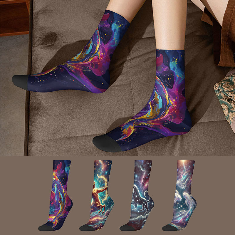 3D Universe Viertel-Socken (4 Paar) - Mehrfarbig - EU36-42 (US3-8,5) - image 0