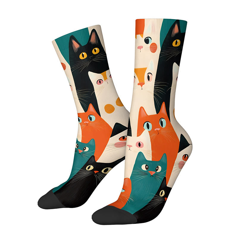3D-Katzen-Socken (3 Paar) - D - EU36-42 (US3-8,5) - image 6