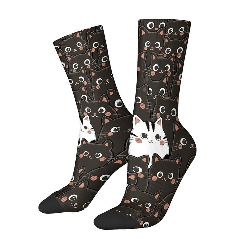3D-Katzen-Socken (3 Paar) - B - EU36-42 (US3-8,5) - image 4