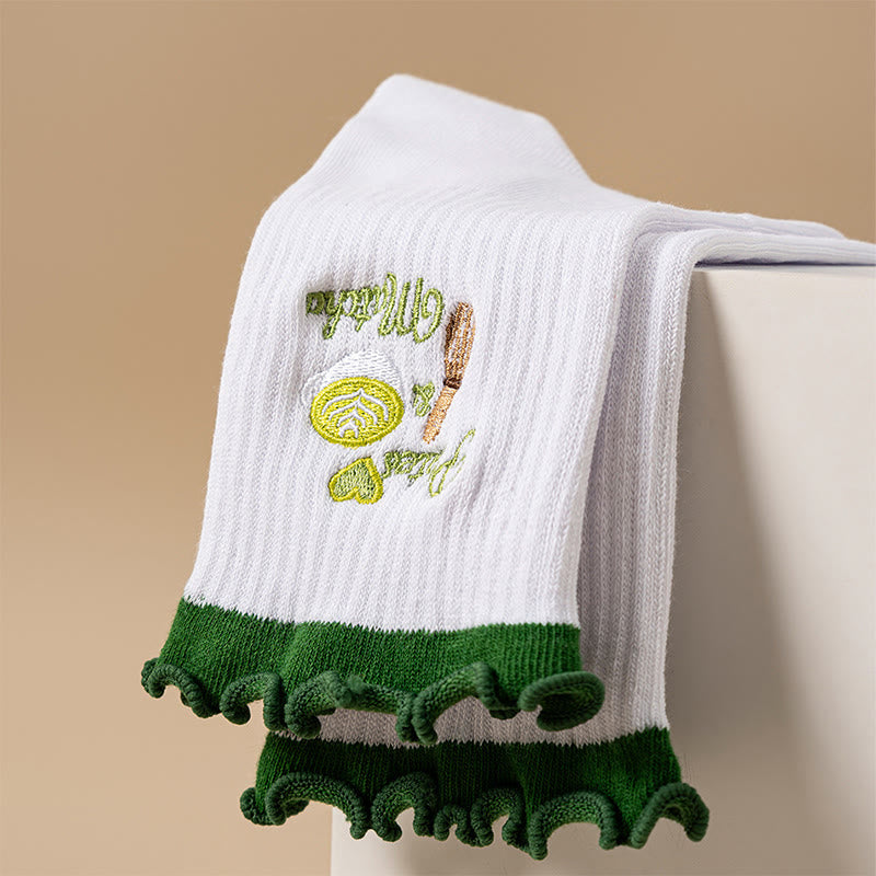 Kirschkaffee-Socken mit rutschfester Oberfläche (4 Paar) - image 12
