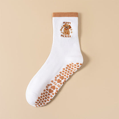 Yoga-Socken mit Welpenmotiv in Übergröße (3 Paar) - Hund - EU36-40 (US3-7) - image 9